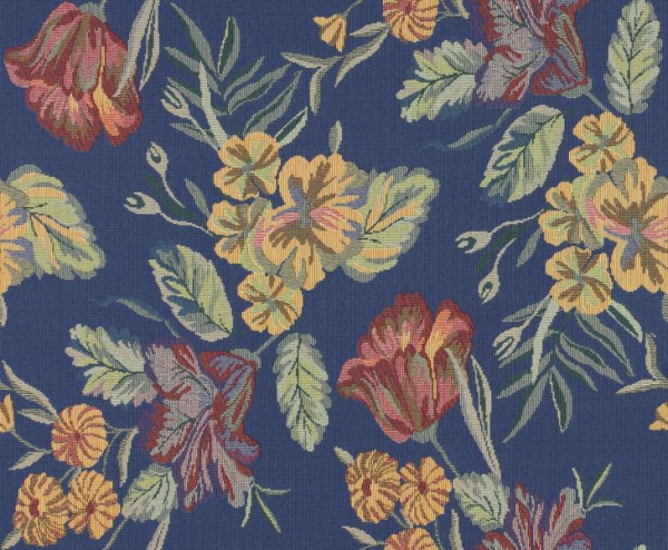Möbelstoff Gobelin Botticelli blau 531